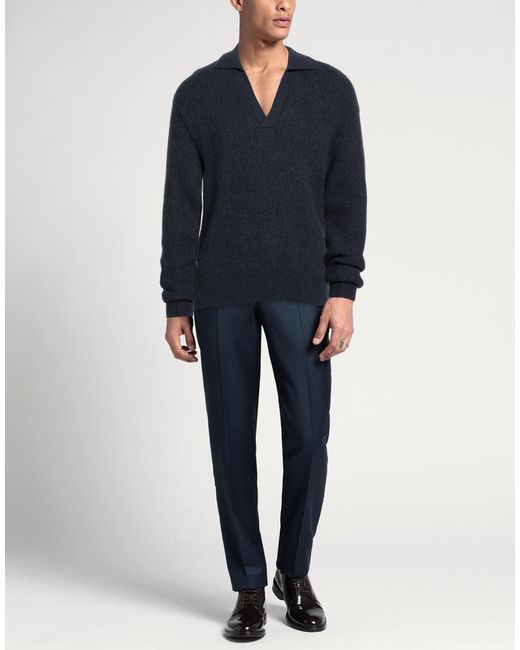Tintoria Mattei 954 Blue Jumper for men
