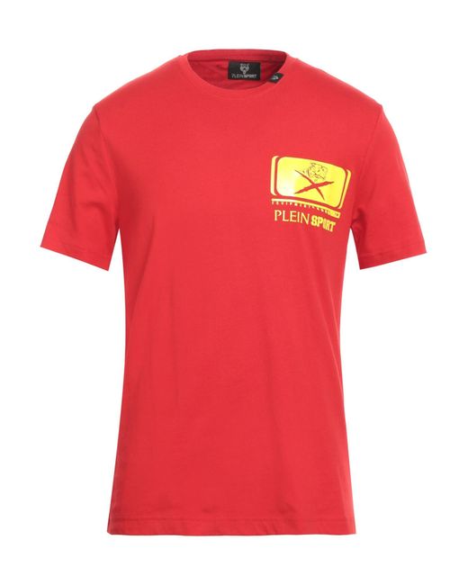 Philipp Plein Red T-shirt for men
