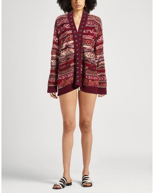 Laneus Red Cardigan