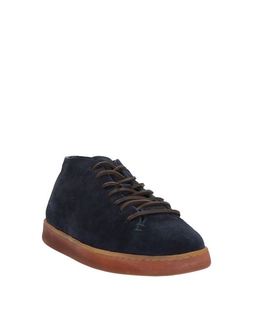 Fabi Blue Ankle Boots Leather for men