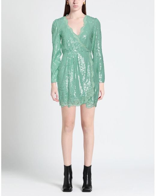 Twinset Green Mini Dress Polyester