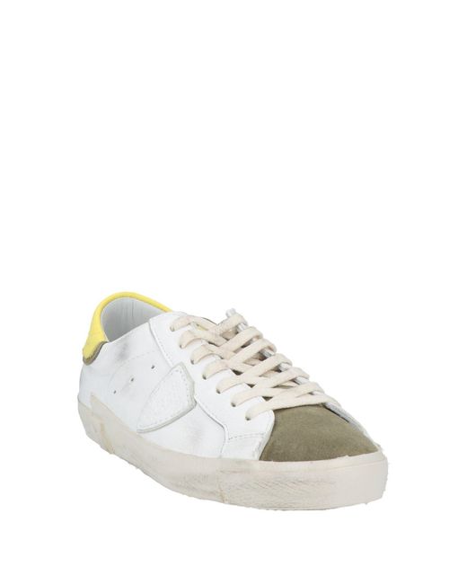 Philippe Model White Trainers for men