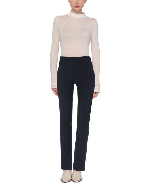 The Row Blue Midnight Pants Virgin Wool, Polyamide, Elastane