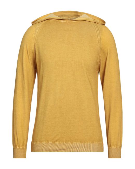 Grey Daniele Alessandrini Yellow Sweater for men