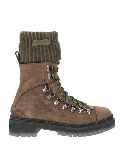Botines de caña alta Jimmy Choo de color Brown