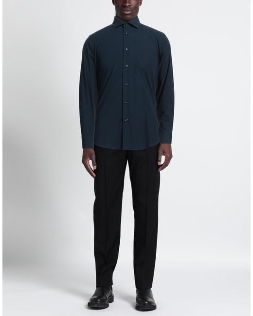 Roberto Cavalli Blue Shirt for men