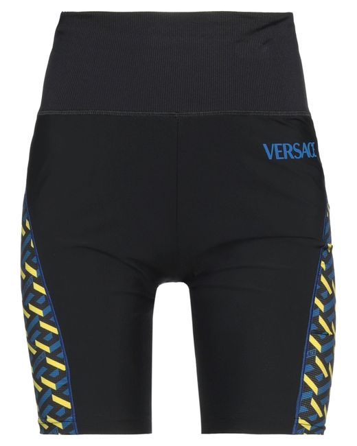Versace Blue Shorts & Bermuda Shorts Polyamide, Elastane, Polyester