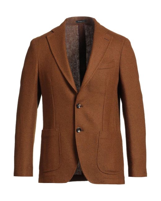 Sartoria Latorre Brown Blazer Wool for men