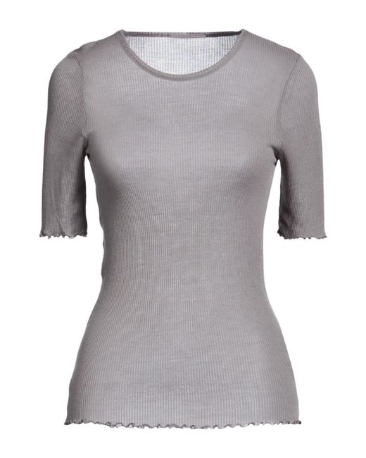 Majestic Filatures Gray T-Shirt Micro Modal, Cashmere