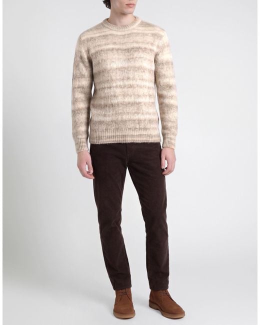 Altea White Sand Sweater Alpaca Wool, Cotton for men
