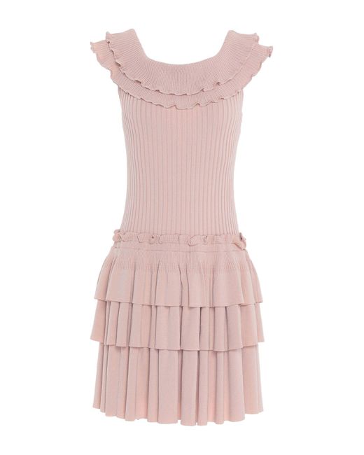 Jonathan Simkhai Pink Mini Dress
