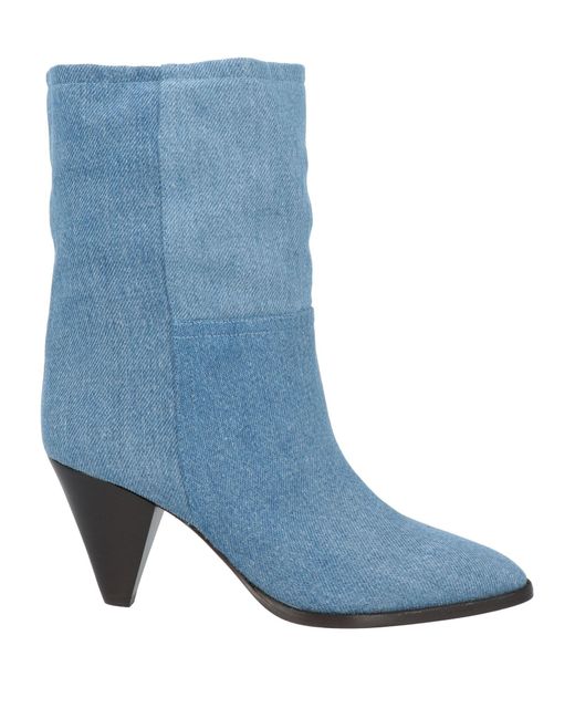 Isabel Marant Blue Ankle Boots