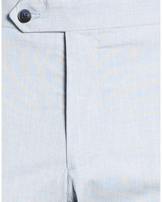 Hackett Blue Pants Cotton, Elastane for men