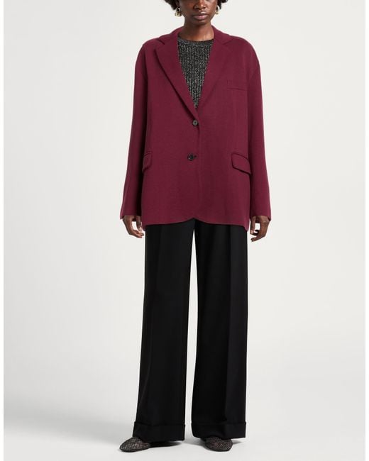 ViCOLO Purple Blazer Cotton