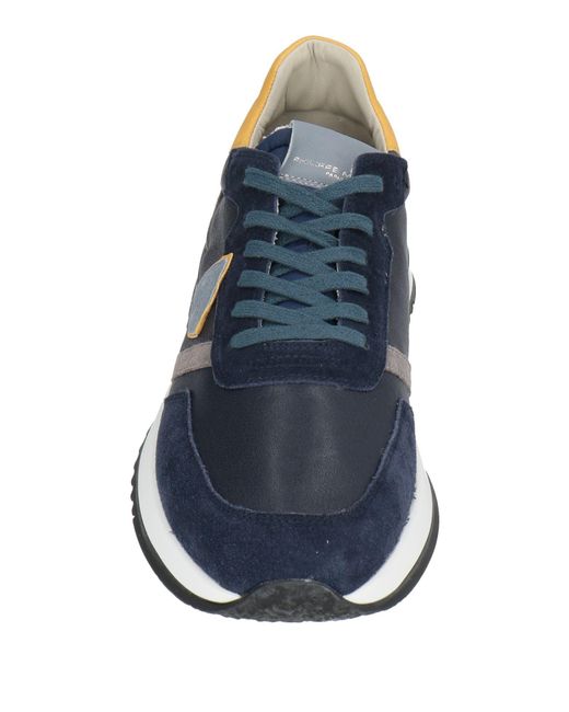 Philippe Model Blue Trainers for men