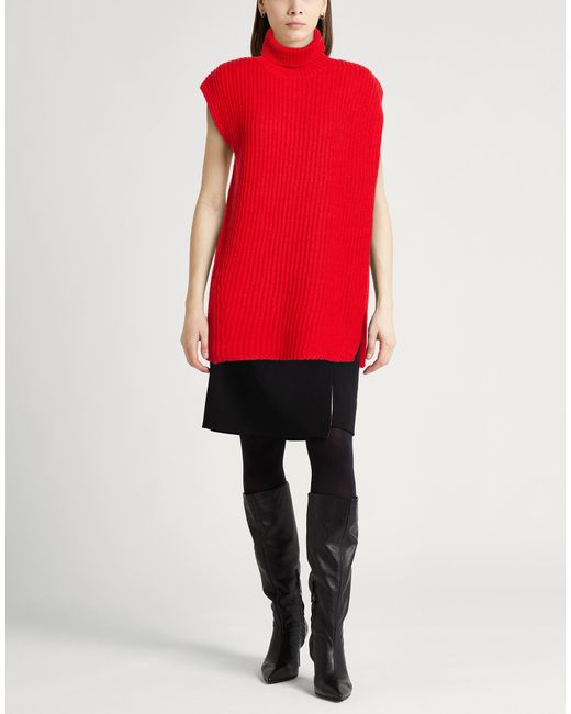 Alysi Red Turtleneck