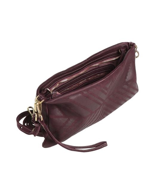 Caterina Lucchi Purple Handbag Calfskin