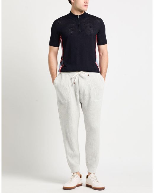 Brunello Cucinelli White Trouser for men