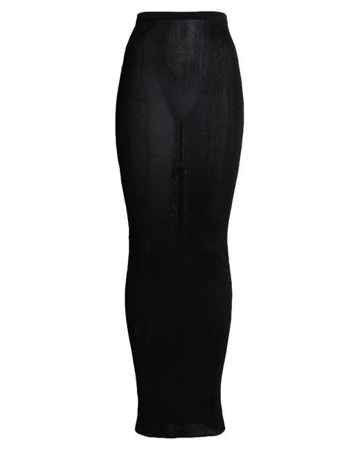 Nensi Dojaka Black Maxi Skirt Viscose, Polyamide