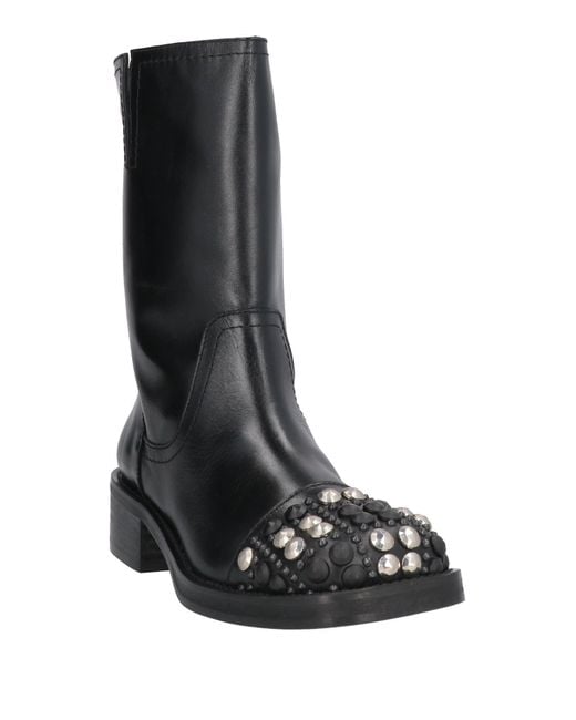 Ras Black Ankle Boots