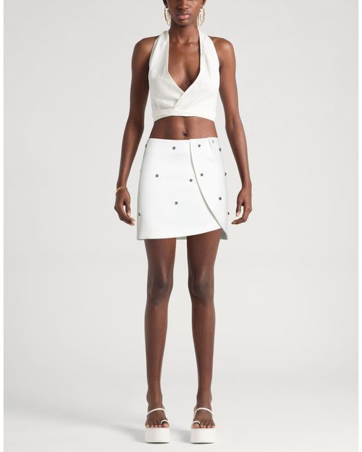 Twinset White Mini Skirt