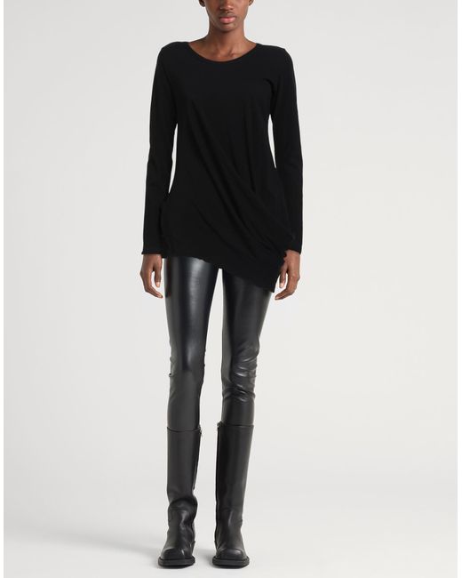 Yohji Yamamoto Black T-Shirt Cotton