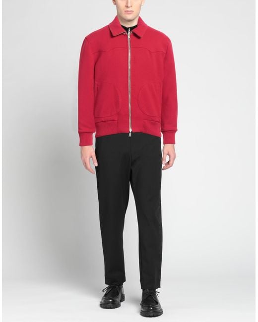 Roberto Collina Red Jacket Polyester, Viscose, Elastane for men