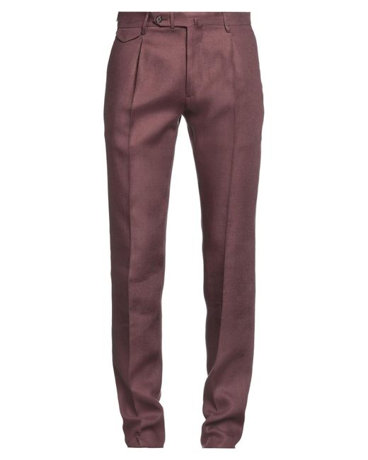 Tagliatore Purple Trouser for men