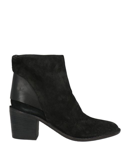 Pantanetti Black Ankle Boots Leather