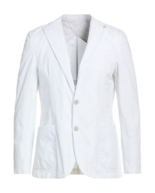 Barbati White Blazers for men