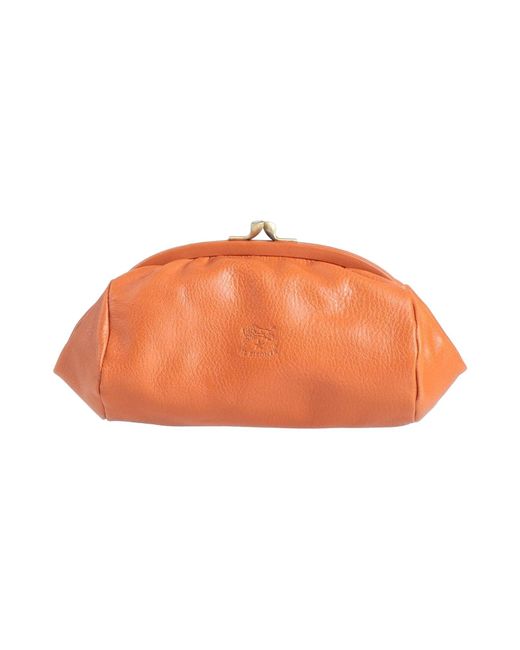 Il Bisonte Orange Handbag