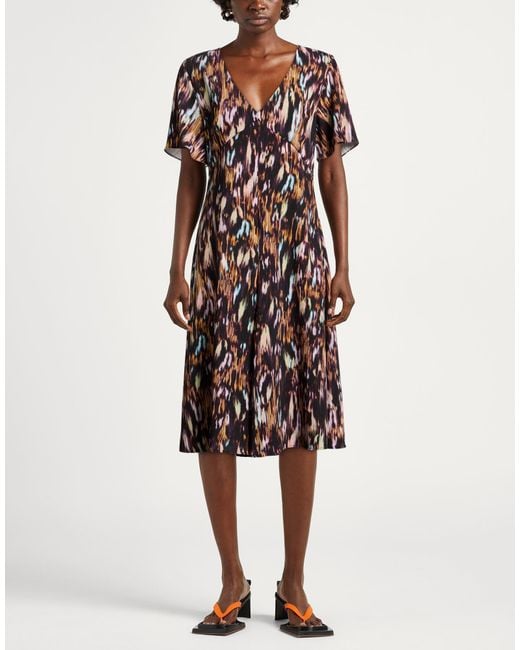 Paul Smith Purple Midi Dress