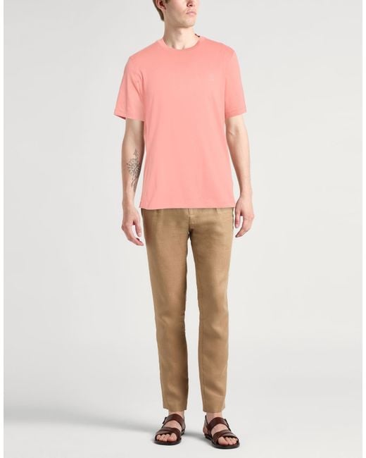 Brunello Cucinelli Pink T-Shirt for men