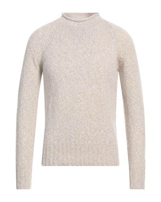 Drumohr White Turtleneck Lambswool for men