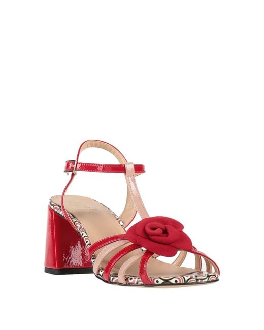 Ovyè Red Sandals