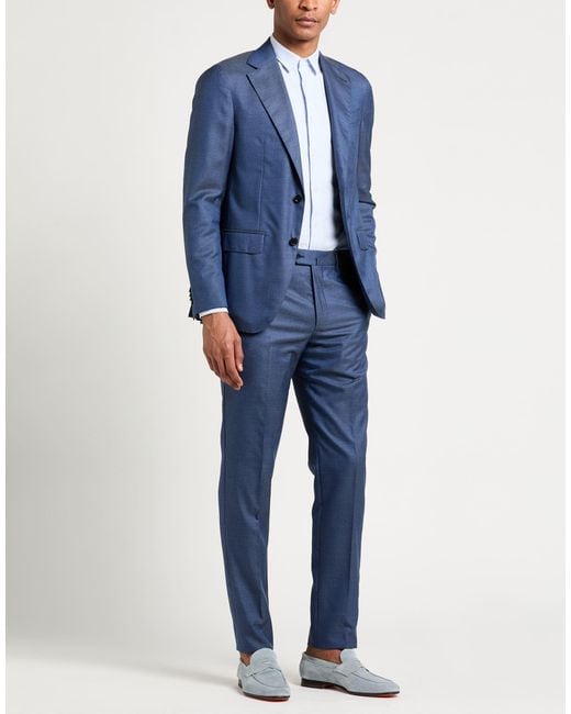 Caruso Blue Suit for men