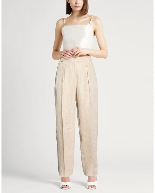 Agnona Natural Trouser