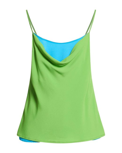 Semicouture Green Top Acetate, Silk