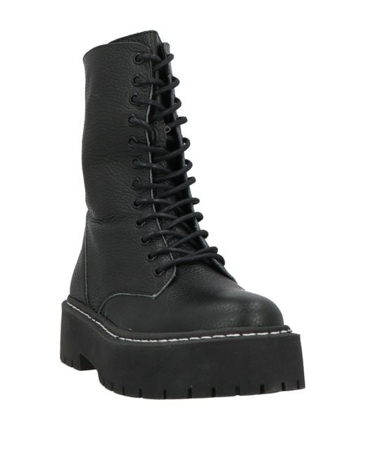 Steve Madden Black Ankle Boots Textile Fibers