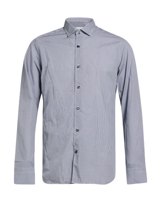 Tintoria Mattei 954 Blue Shirt Cotton for men