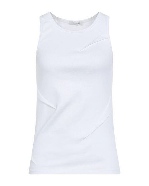 Gauchère White Tank Tops