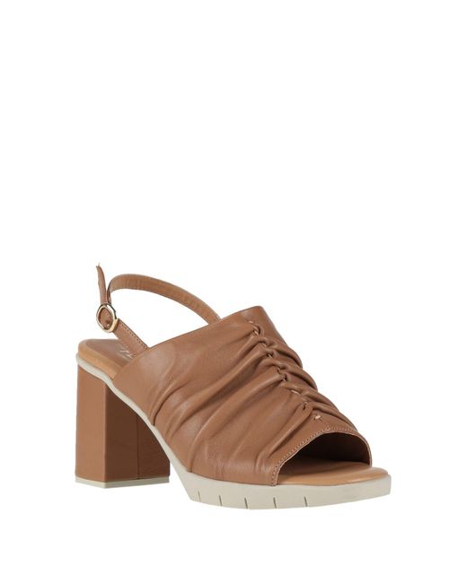 The Flexx Brown Camel Sandals Leather