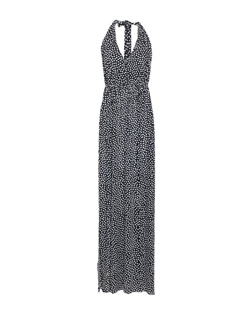 Fisico White Maxi Dress Polyamide, Elastane