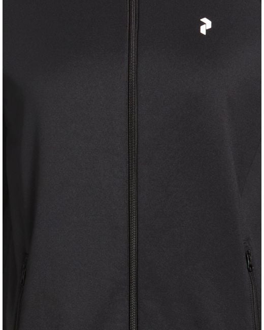 Peak Performance Black Sweatshirt Polyester, Elastane