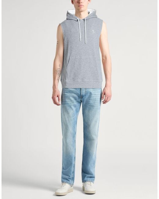 Barba Napoli Gray Sweatshirt Cotton, Polyamide for men