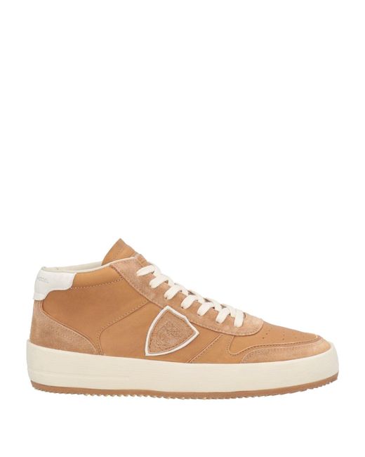 Philippe Model Natural Sand Sneakers Leather for men