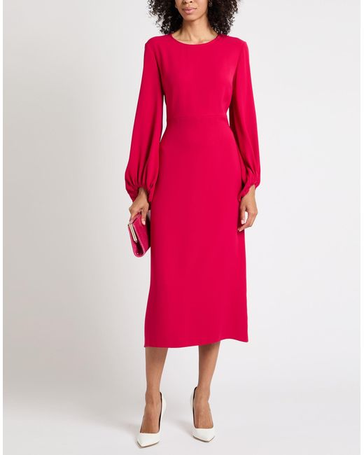 P.A.R.O.S.H. Pink P.A.R.O..H. Midi-Kleid