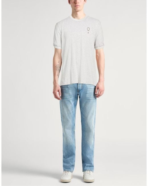 Brunello Cucinelli White T-Shirts for men