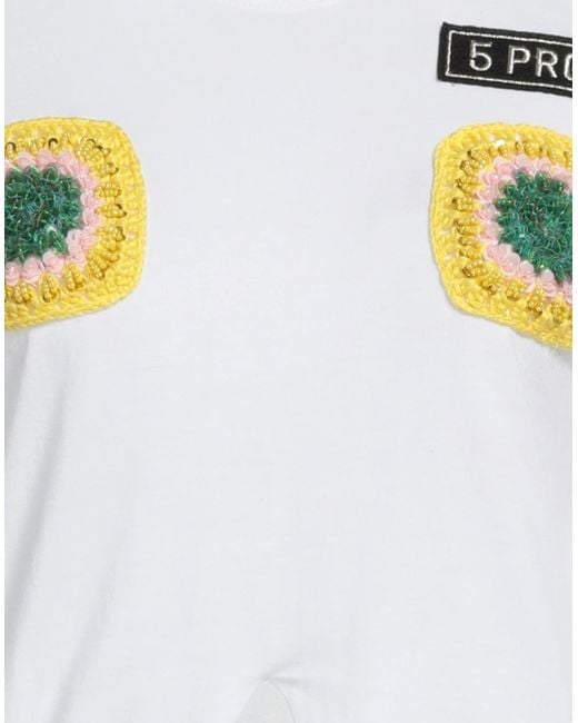 5 PROGRESS White T-shirt