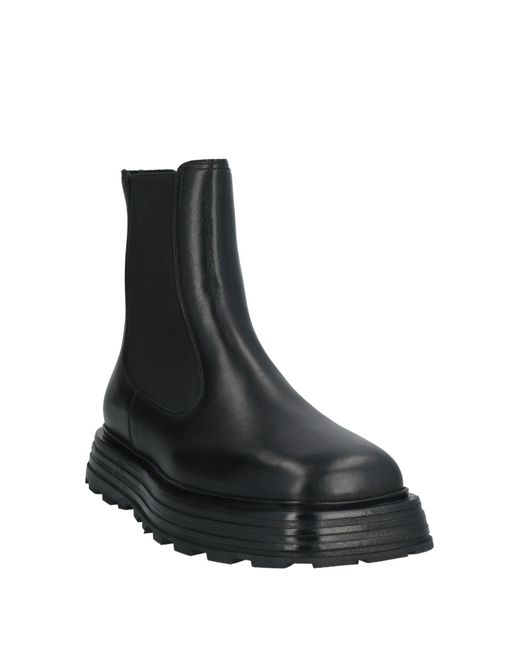 Jil Sander Black Ankle Boots for men